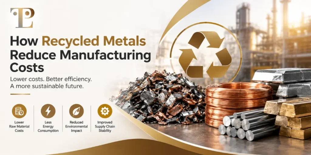 recycled metals reduce manufacturing costs